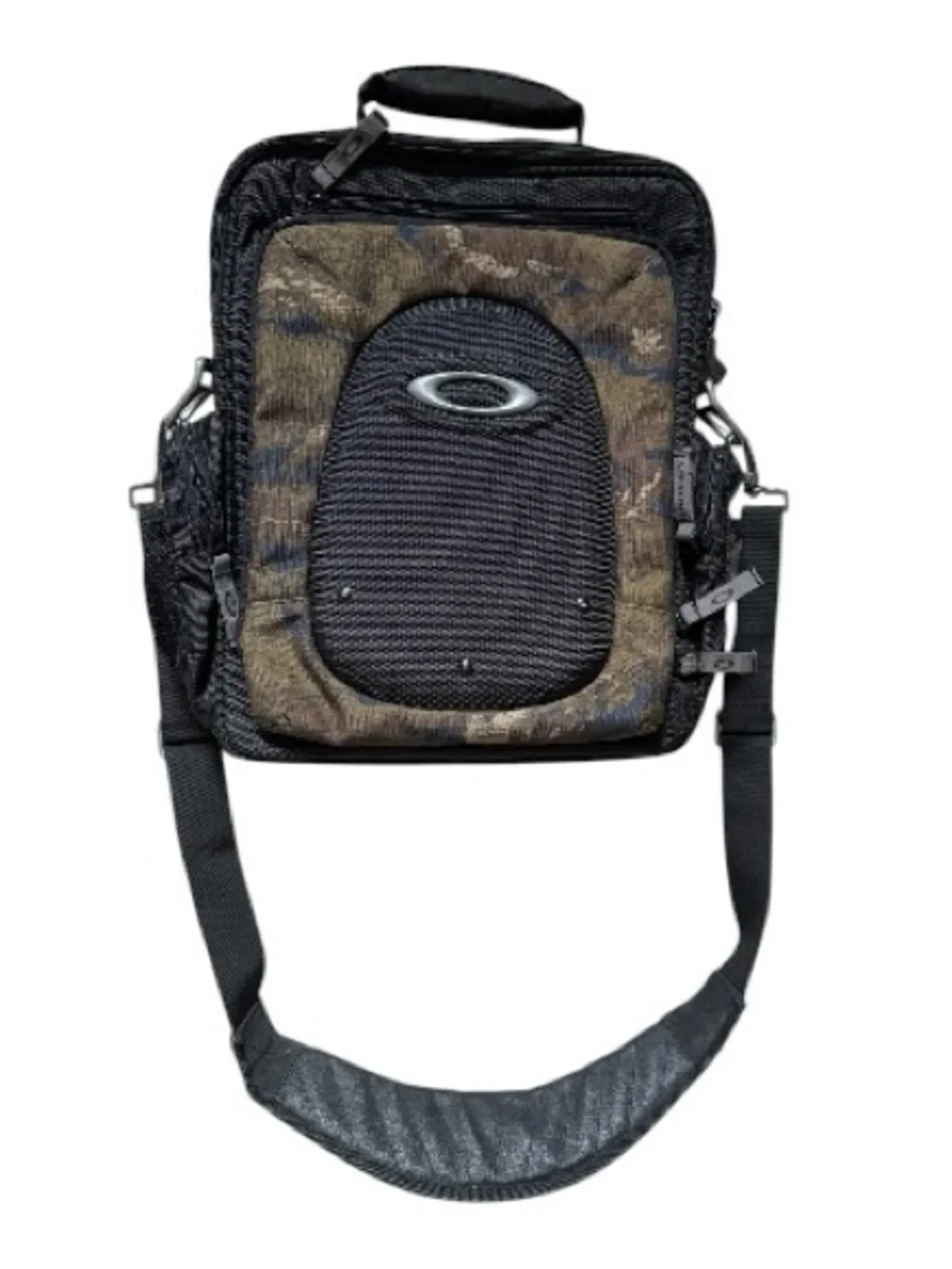 Oakley Tactical Field Gear Camouflage Black Messenger Bag Outdoors Hiking Camp